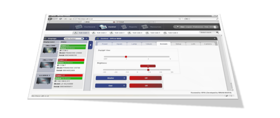 Remote Video Devices web management and control