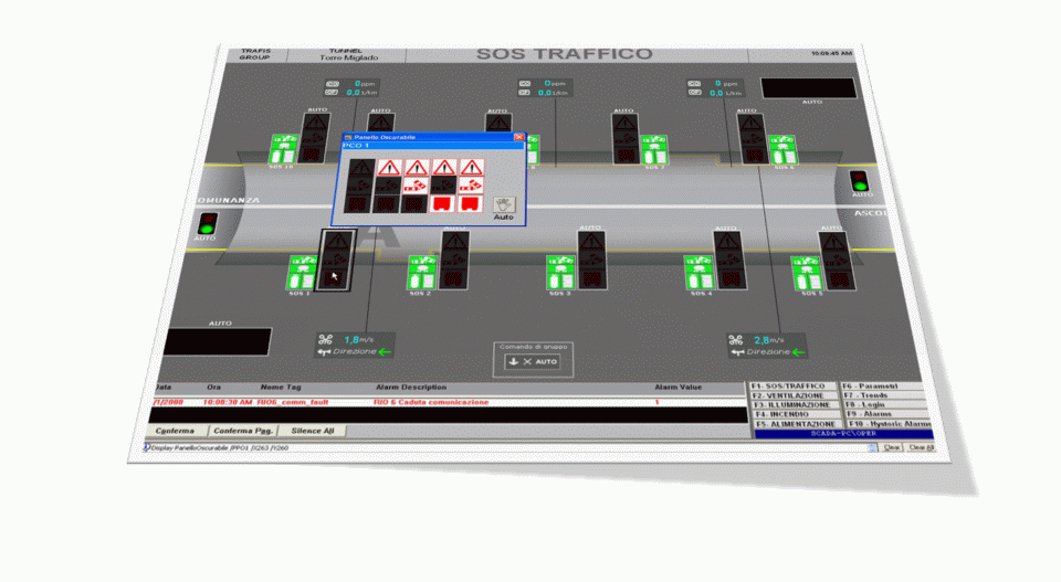 Tunnel remote control system